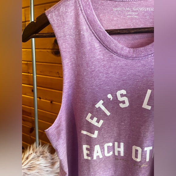 NWT 🏷️ SPIRITUAL GANGSTER -Pink Crop tank. - Picture 7 of 16